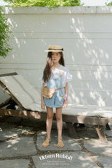 ［Urban Rabbit］Denim short overalls