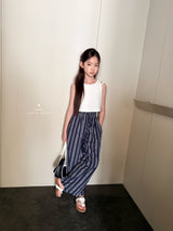 ［comma］Crop double strap camisole
