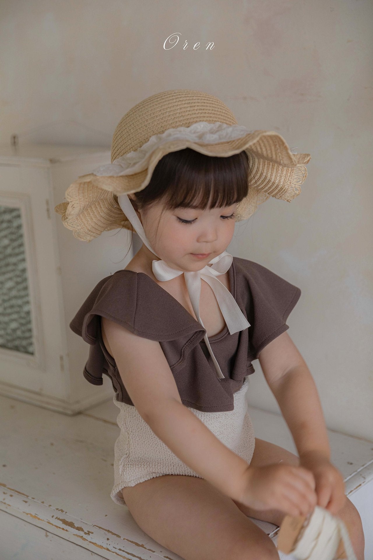 ［OREN］Pepe frill swim wear (kids)