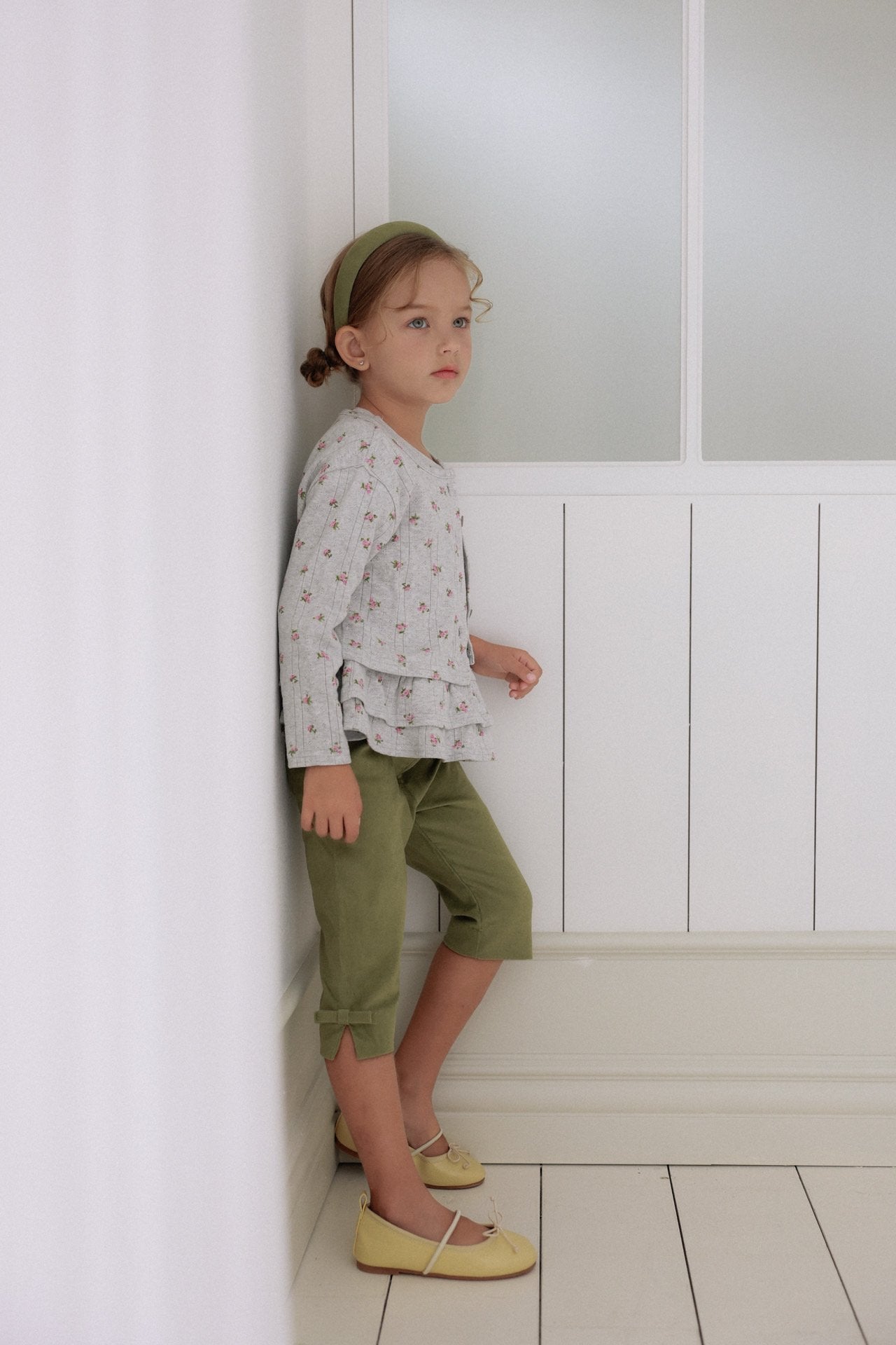 ［azalea］Velvet capri pants (kids)