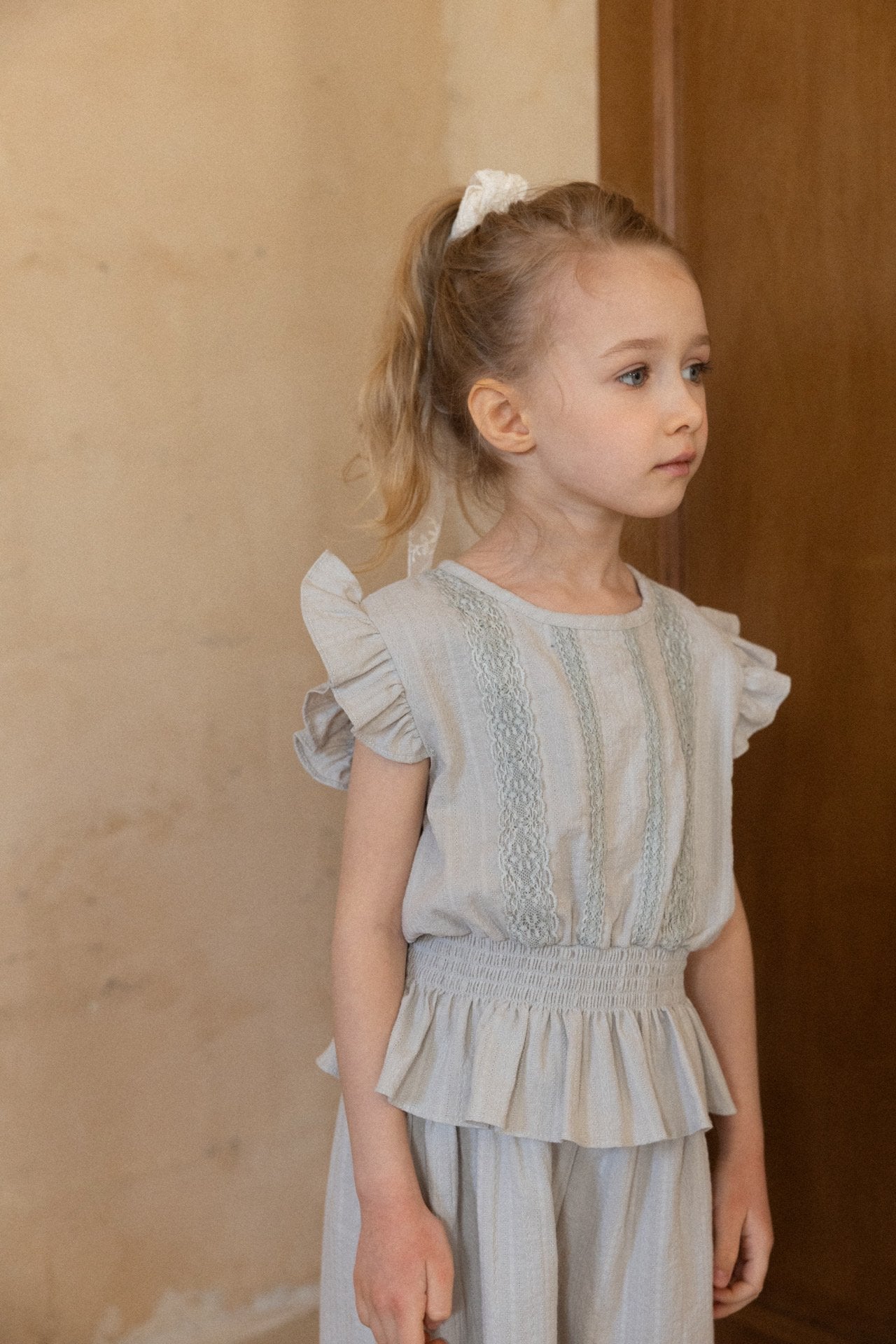 ［perrobebe］Mila frill Setup (gray)