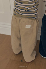 ［The beige］Corduroy Binding Pants