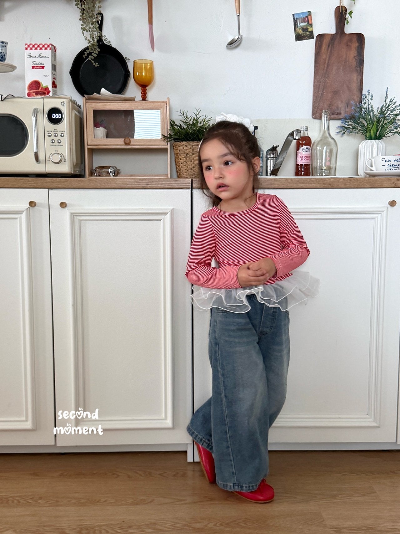 ［second moment］Muse denim pants