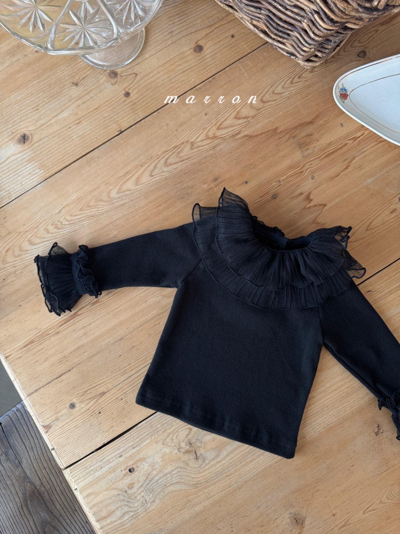 ［marron］Stella lace tops