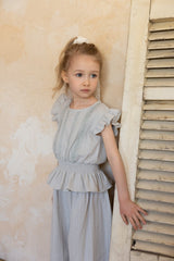 ［perrobebe］Mila frill Setup (gray)