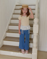 ［Bonaloi］Cool summer denim pants