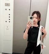 ［comma］Pleats wide flare pants