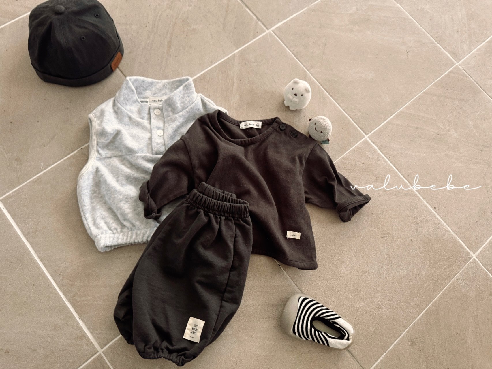［valubebe］Patch banding pants (baby & kids)
