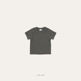 ［melmel］Ribbed half tee