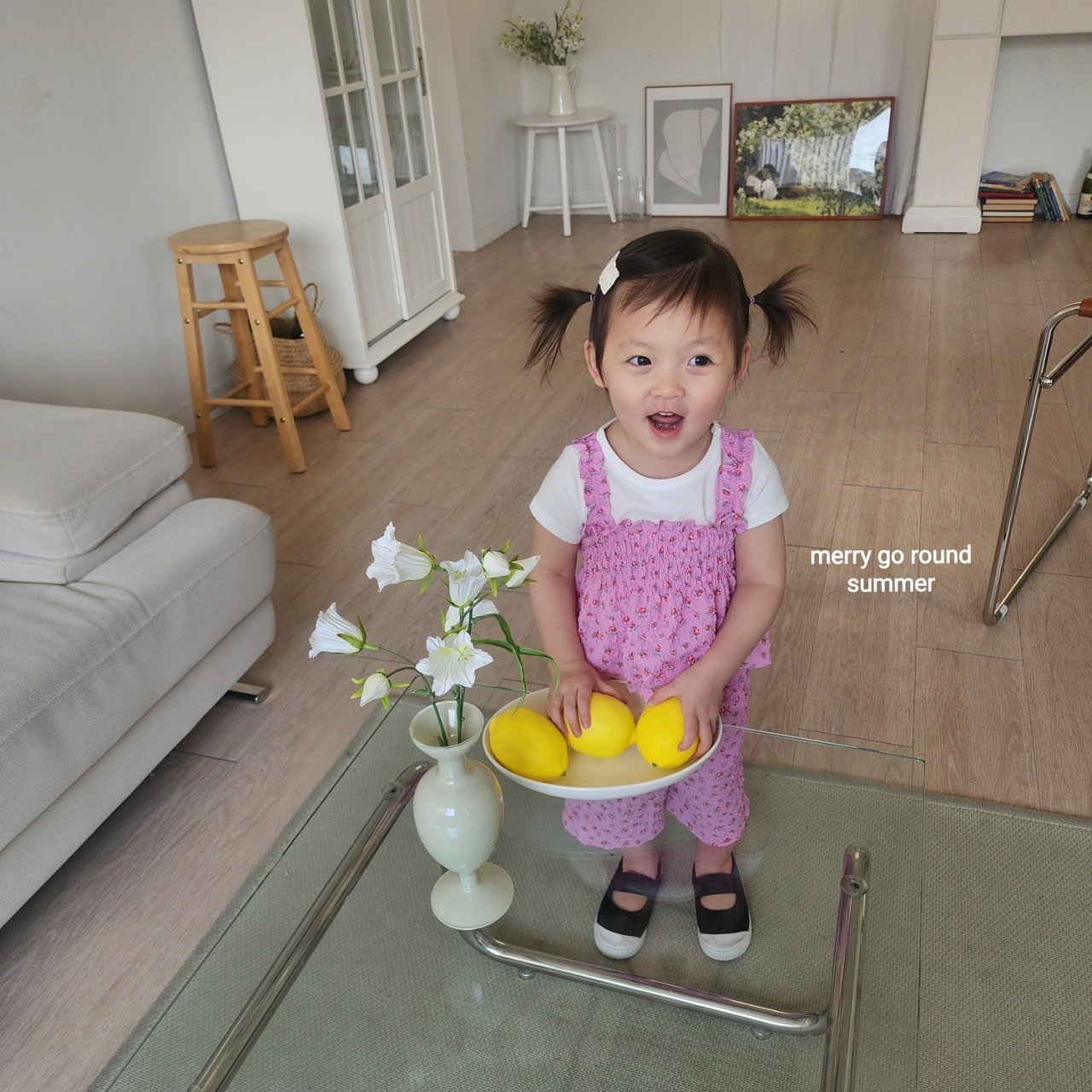 ［merry go round］Smock set