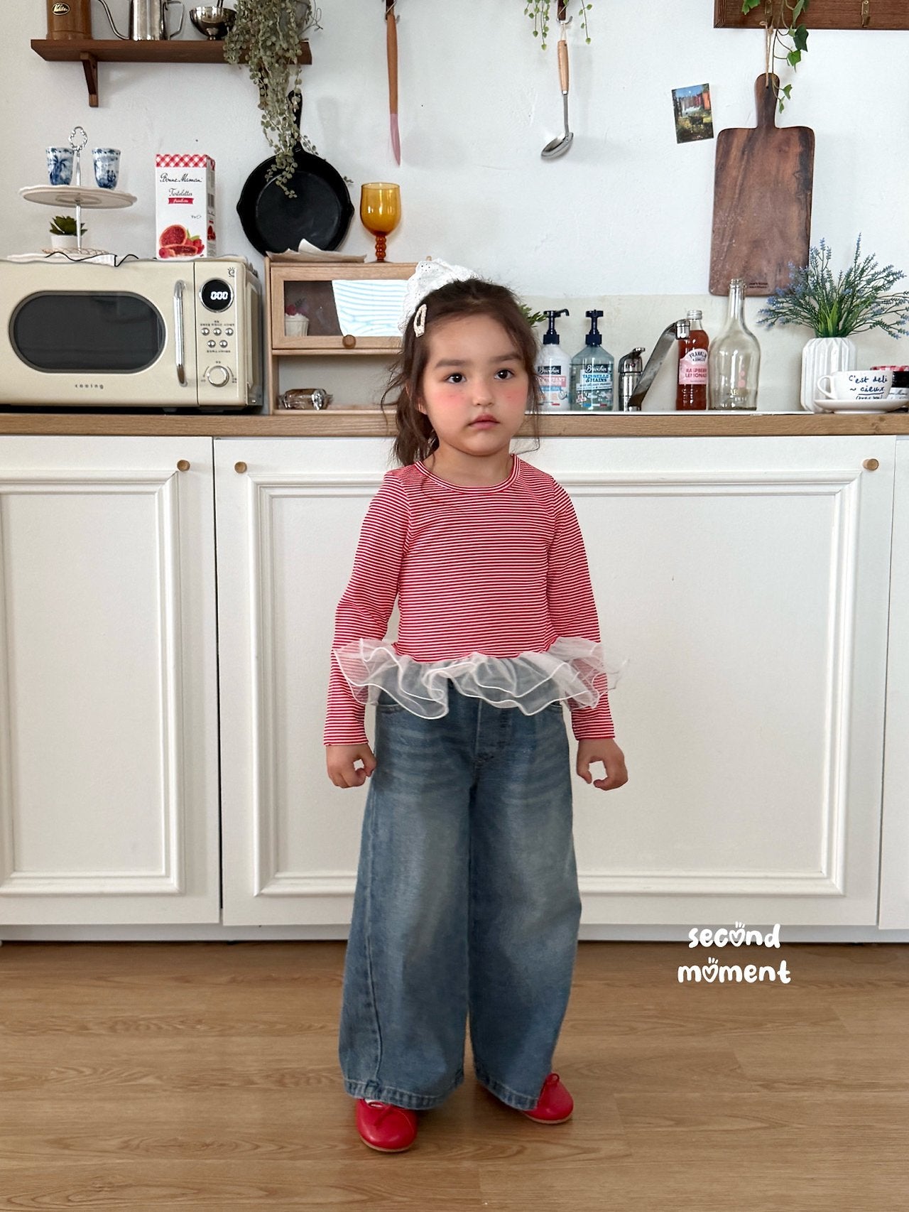［second moment］Muse denim pants