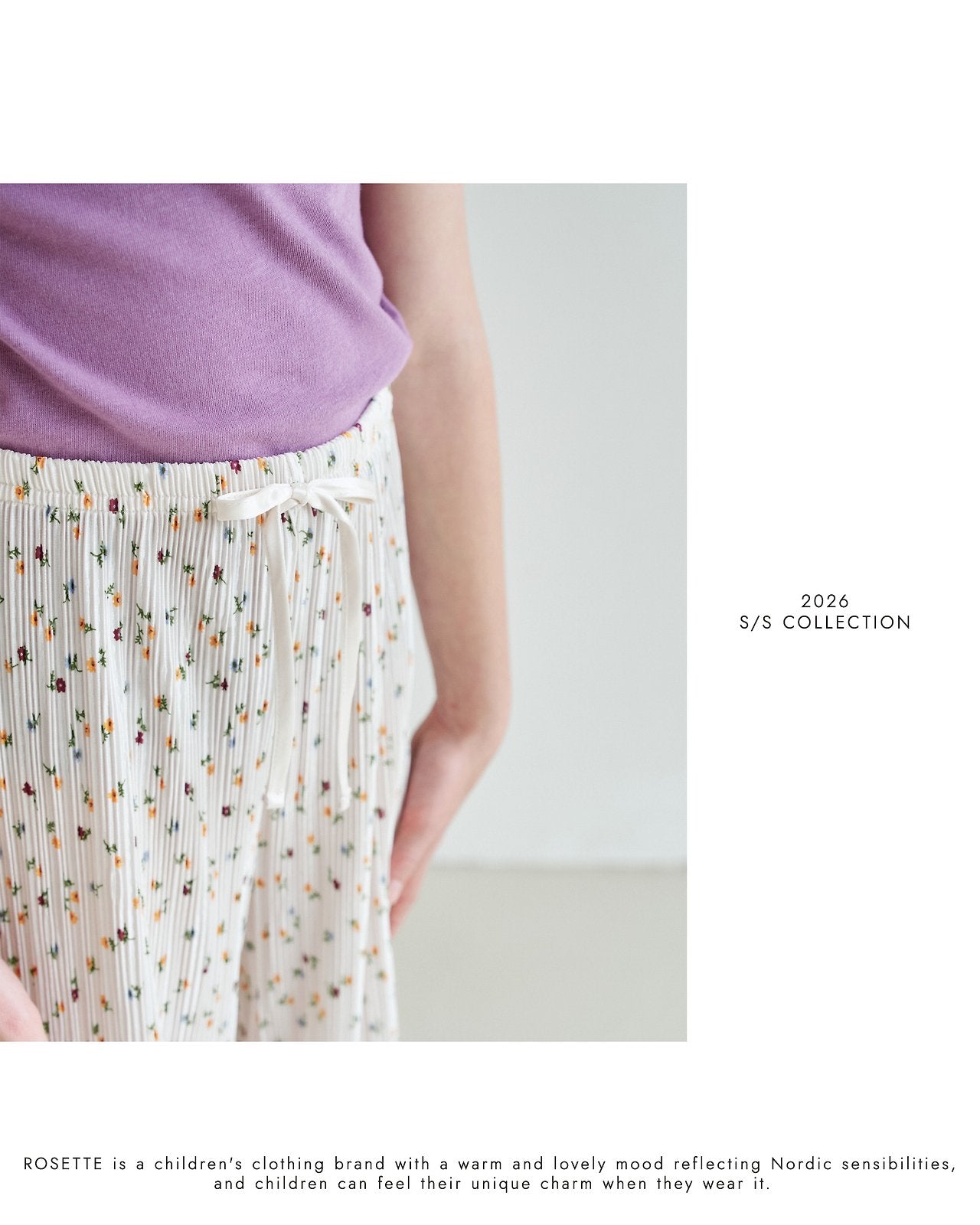 ［ROSETTE］Tei relax pants