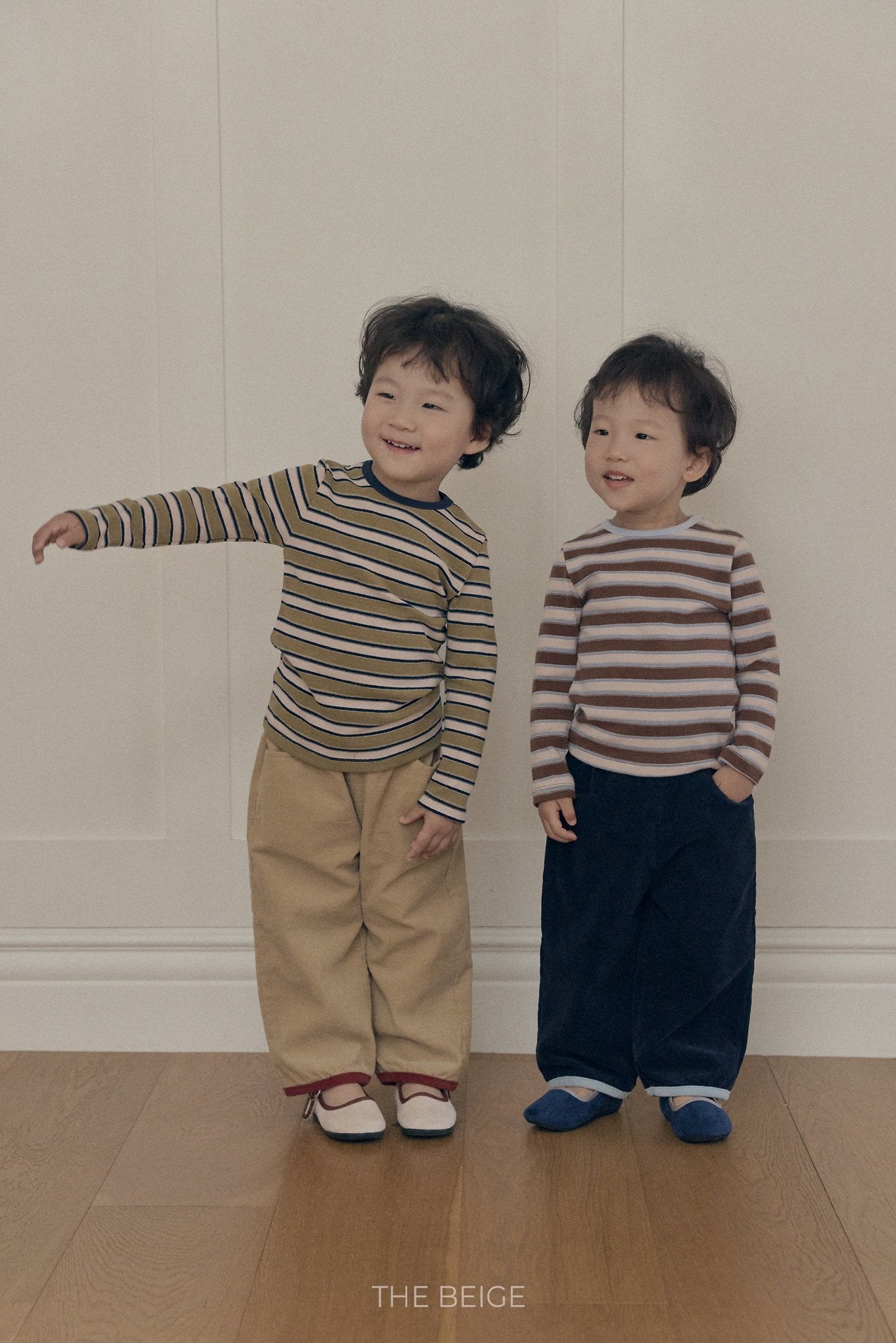 ［The beige］Corduroy Binding Pants