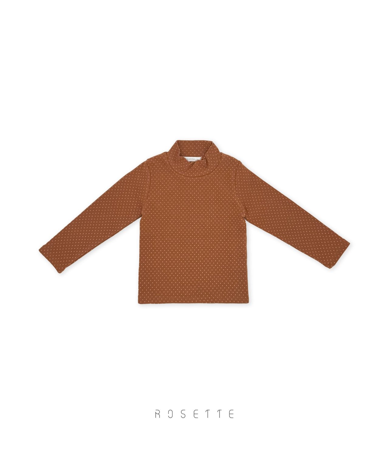 ［ROSETTE］Peanut dot highneck tops
