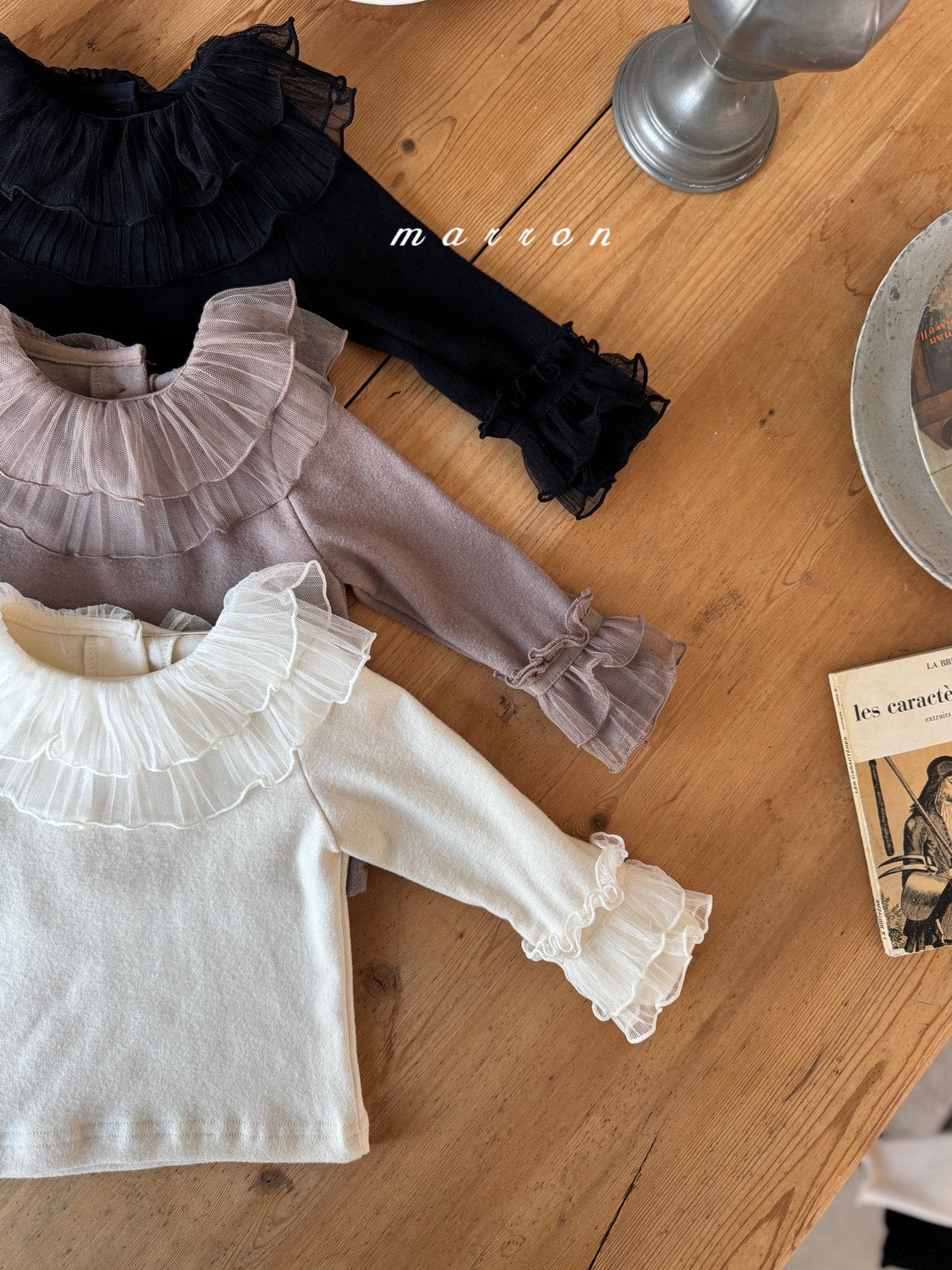 ［marron］Stella lace tops