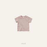 ［melmel］Ribbed half tee