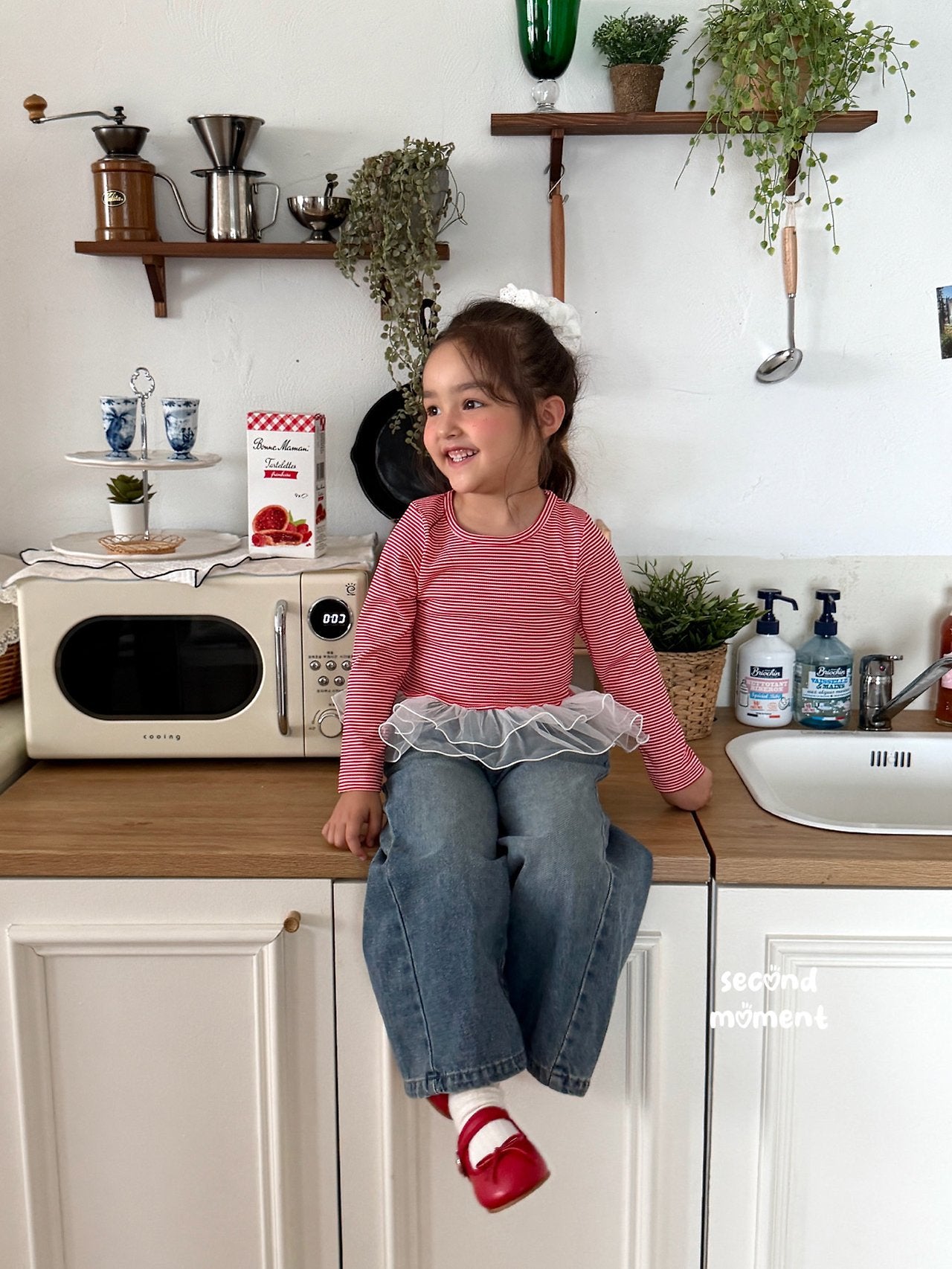 ［second moment］Muse denim pants