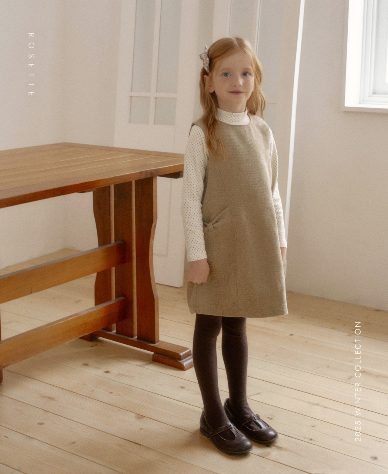 ［ROSETTE］Peanut dot highneck tops