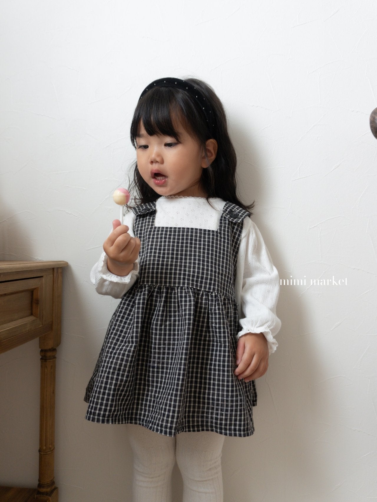 ［mimi market］Eyelet lace puff tops