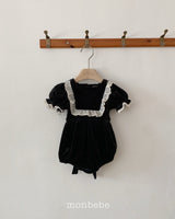 [monbebe] Anna velvet rompers