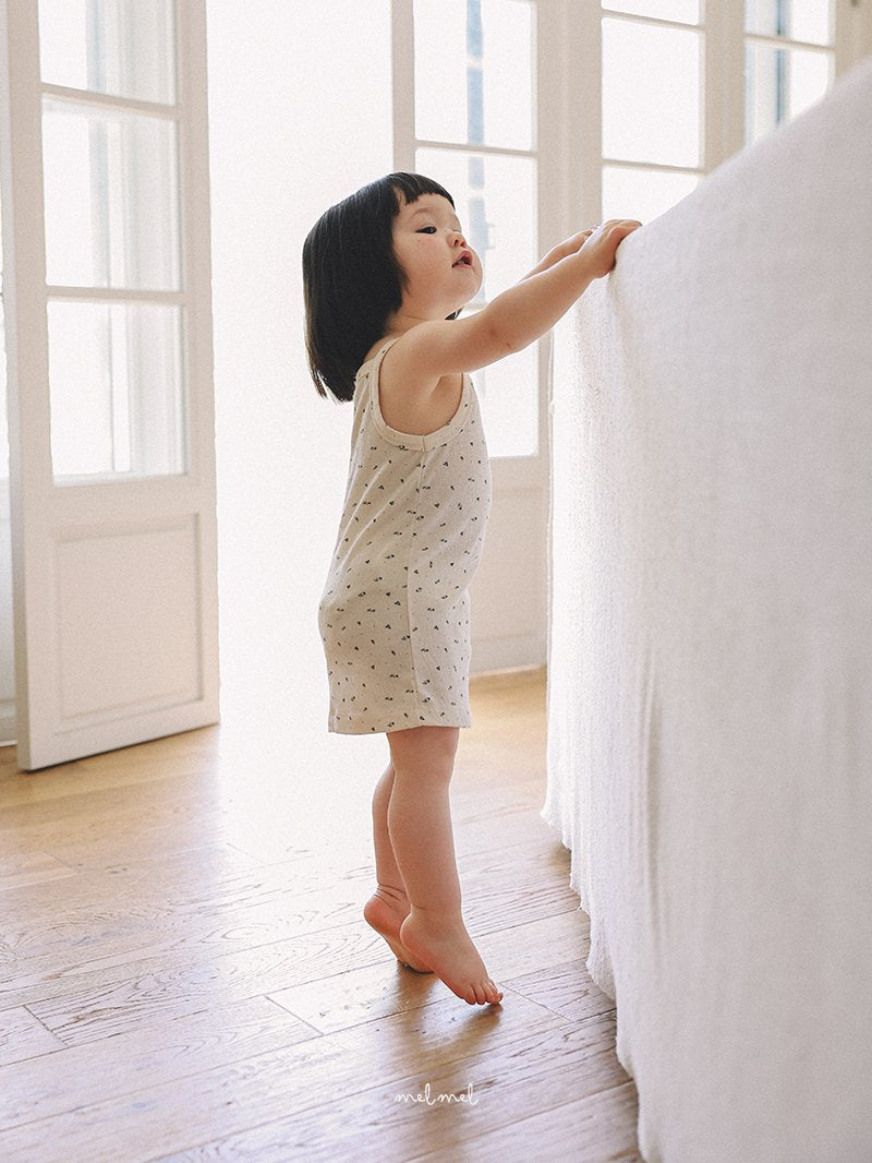 ［melmel］Mini flower one-piece