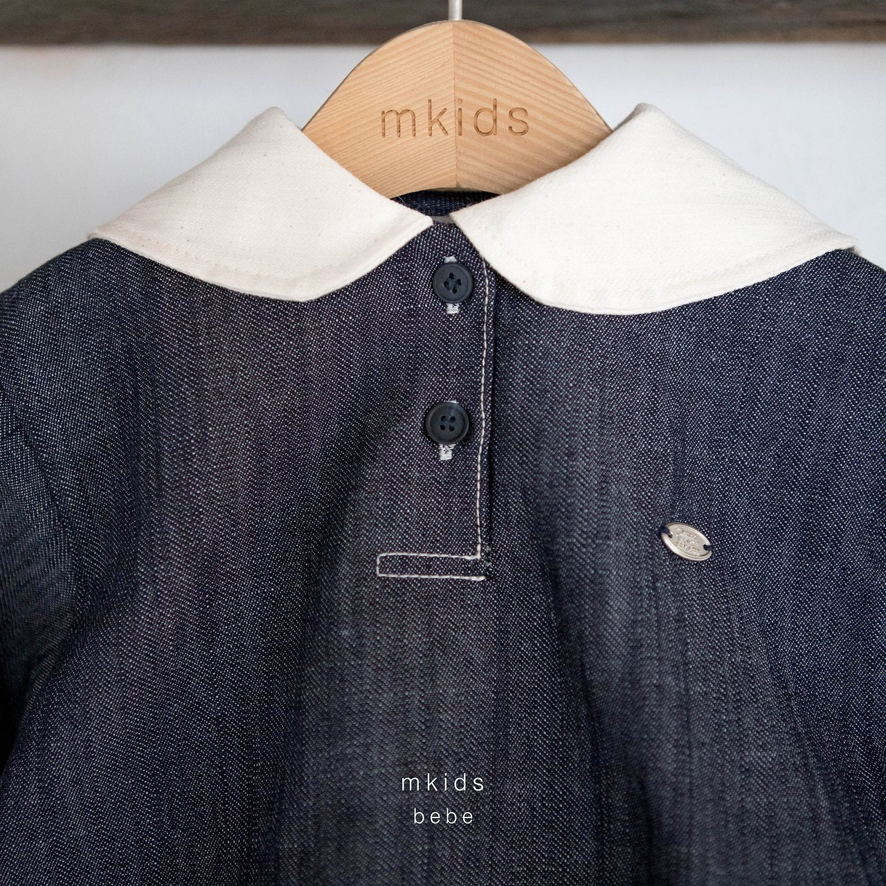 ［mkids］Almond collar rompers