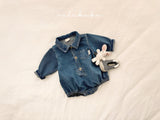 ［valubebe］Toto denim rompers (baby)