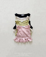 ［Urban Rabbit］Crease frill sleeveless
