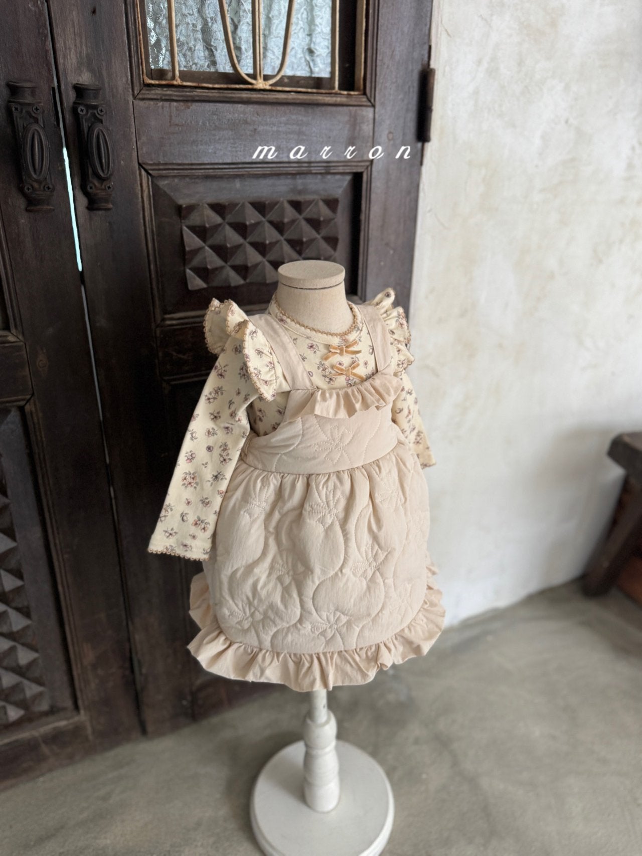 ［marron］Floral ritton tops