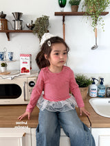 ［second moment］Juju stripe shasha tops