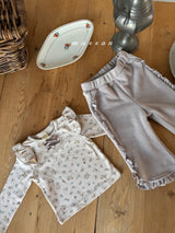 ［marron］Floral ritton tops