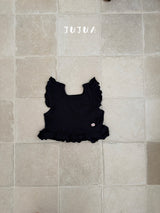 ［jujua］Frill sleeveless tops
