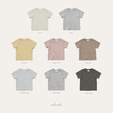 ［melmel］Ribbed half tee