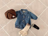 ［valubebe］Toto denim rompers (baby)