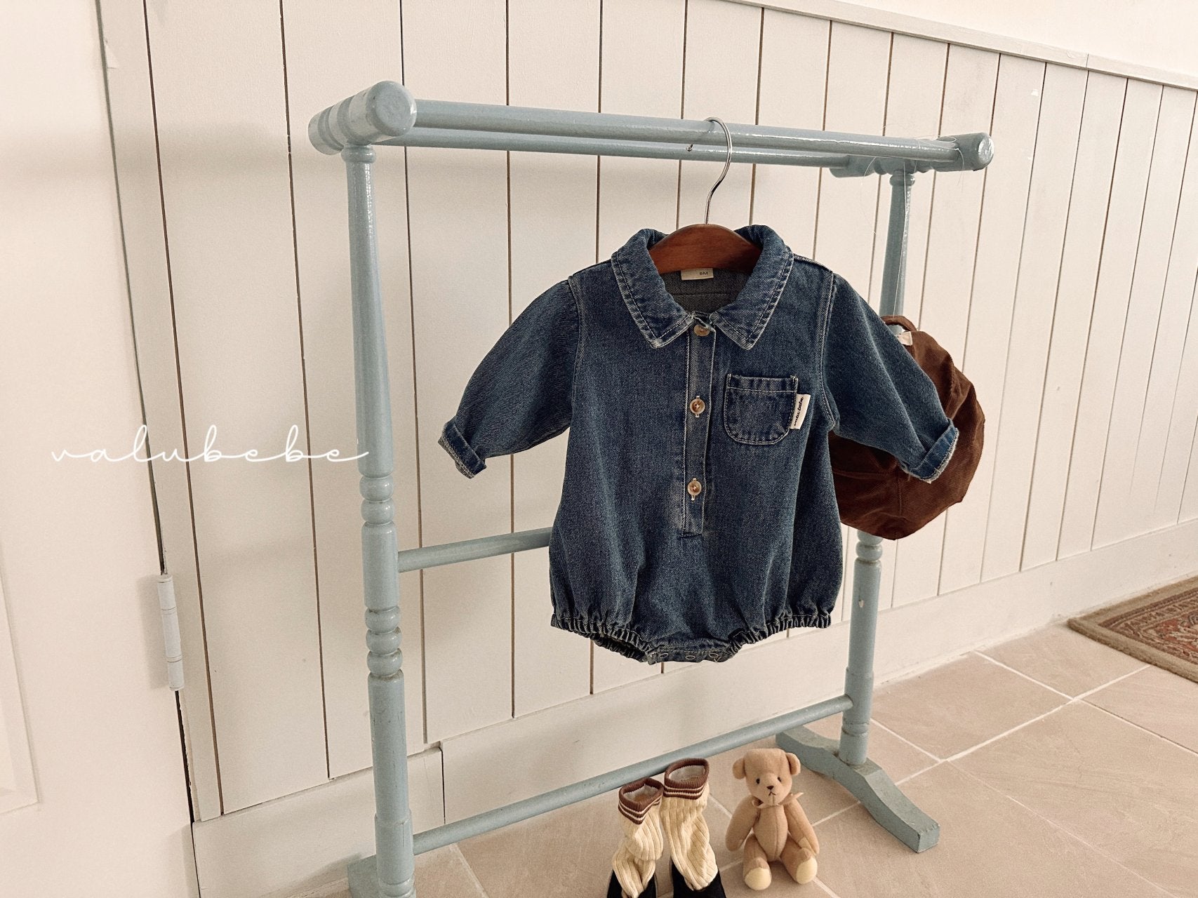［valubebe］Toto denim rompers (baby)