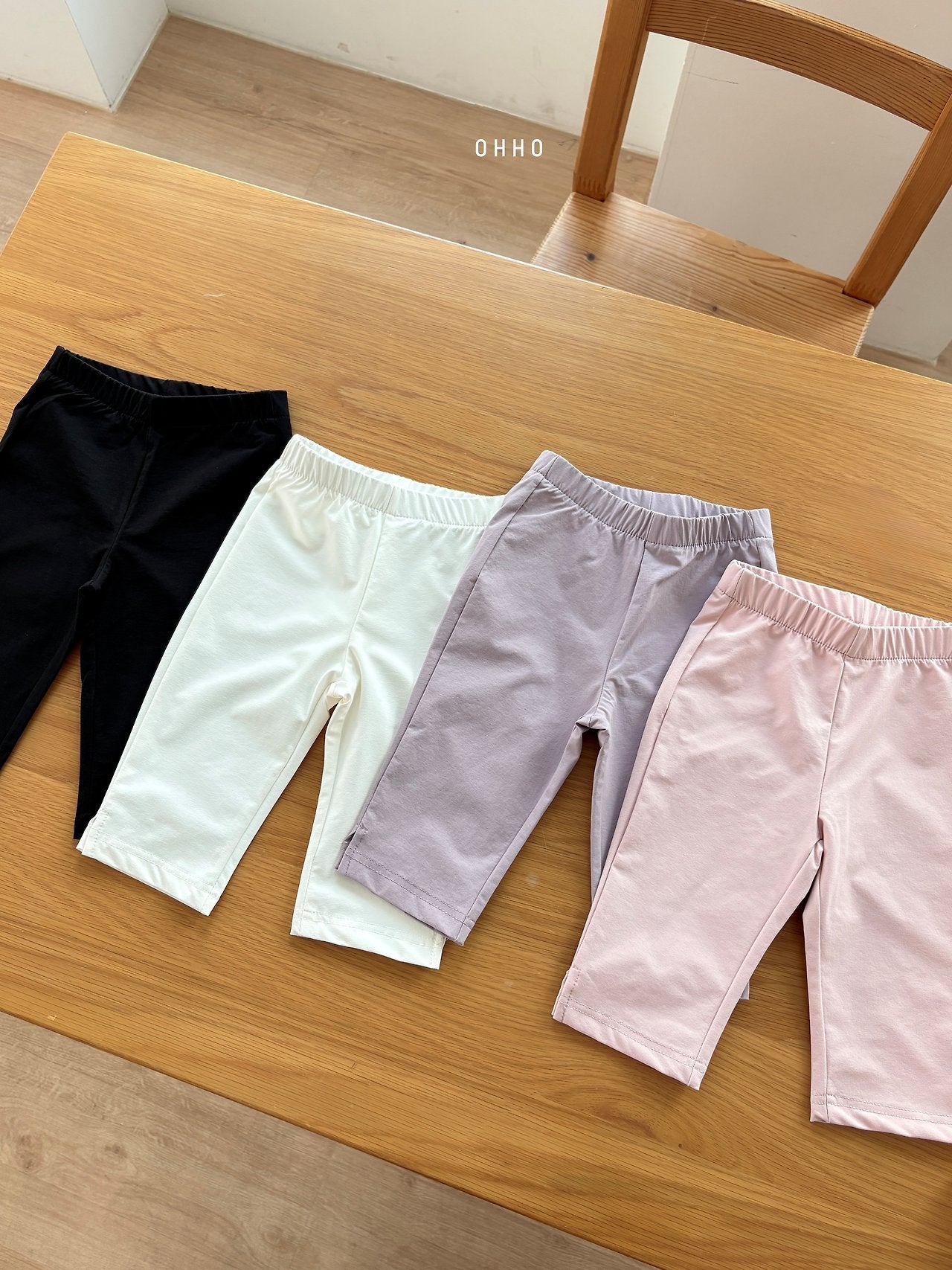 ［ohho］Color capri pants