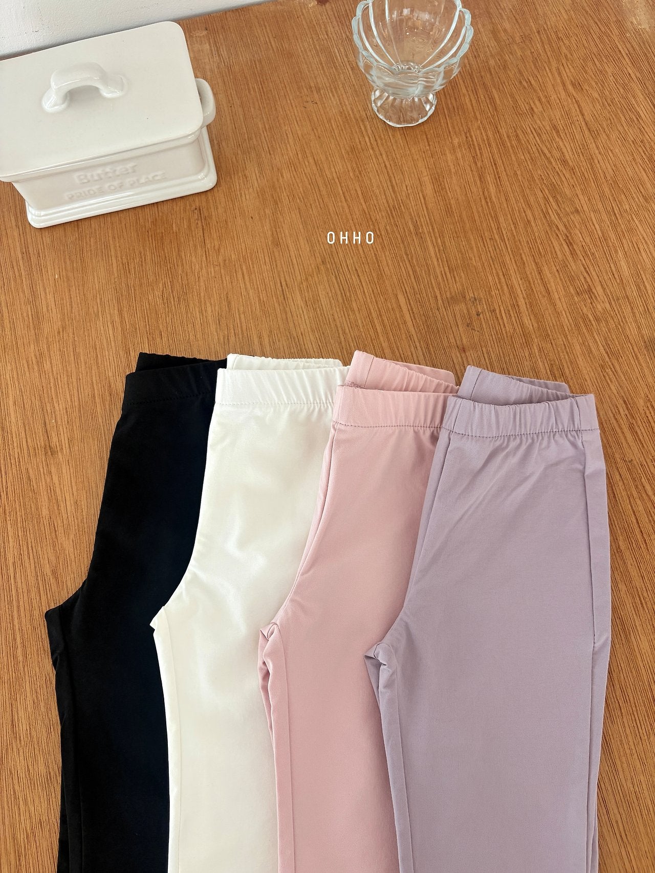 ［ohho］Color capri pants