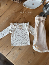 ［marron］Floral ritton tops