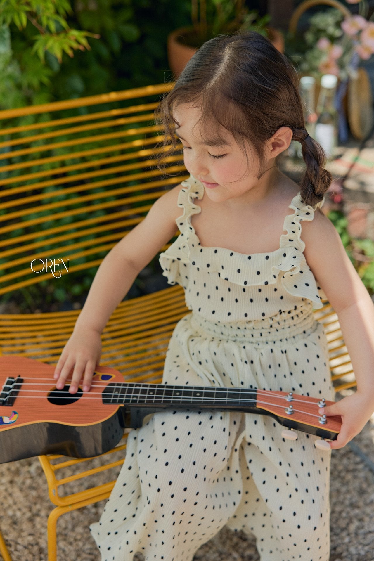 ［OREN］Mellow pleats set up (kids)