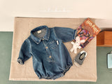 ［valubebe］Toto denim rompers (baby)