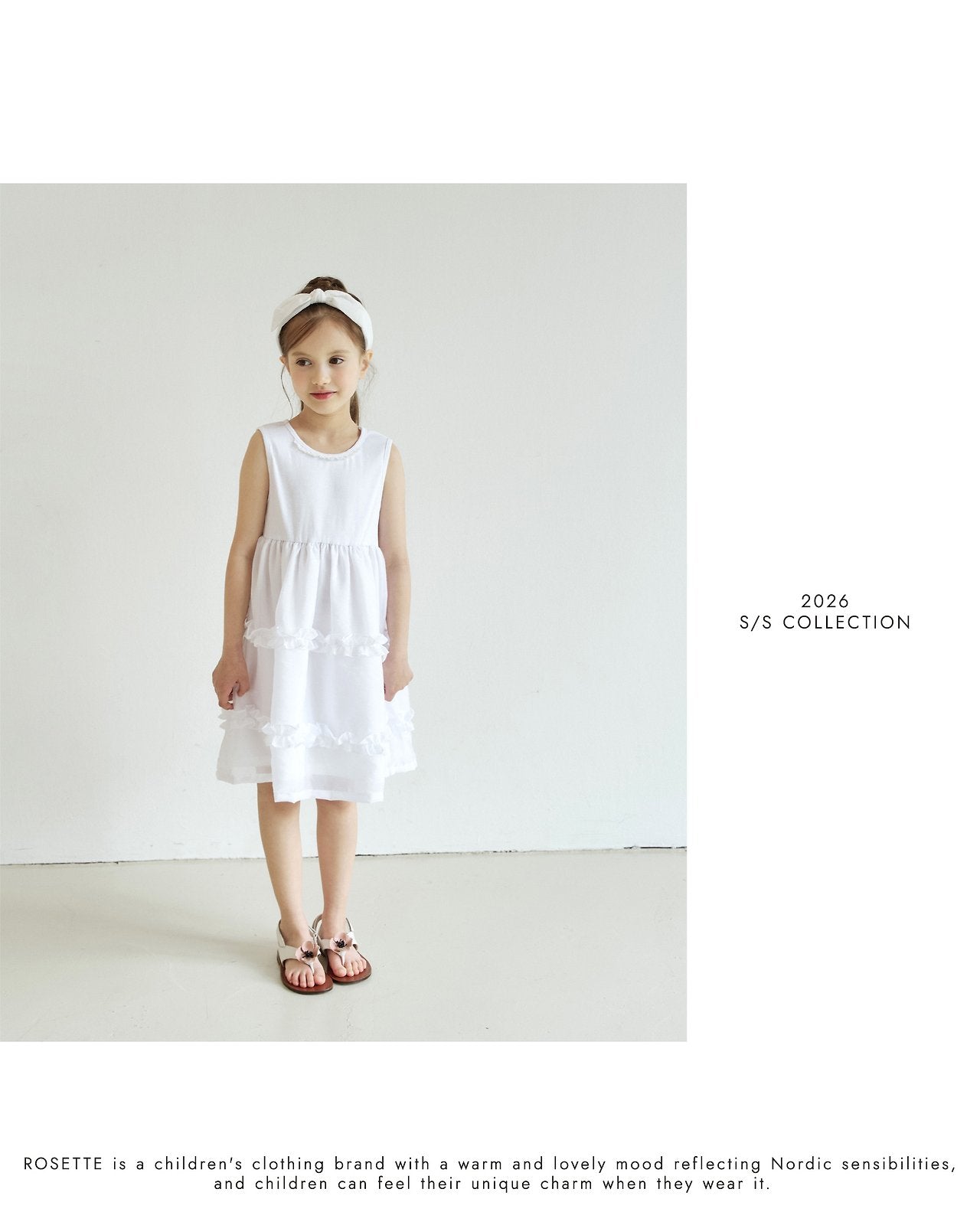 ［ROSETTE］Audrey frill one-piece