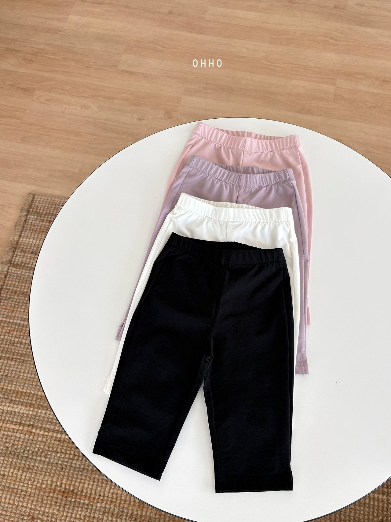 ［ohho］Color capri pants