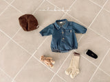［valubebe］Toto denim rompers (baby)