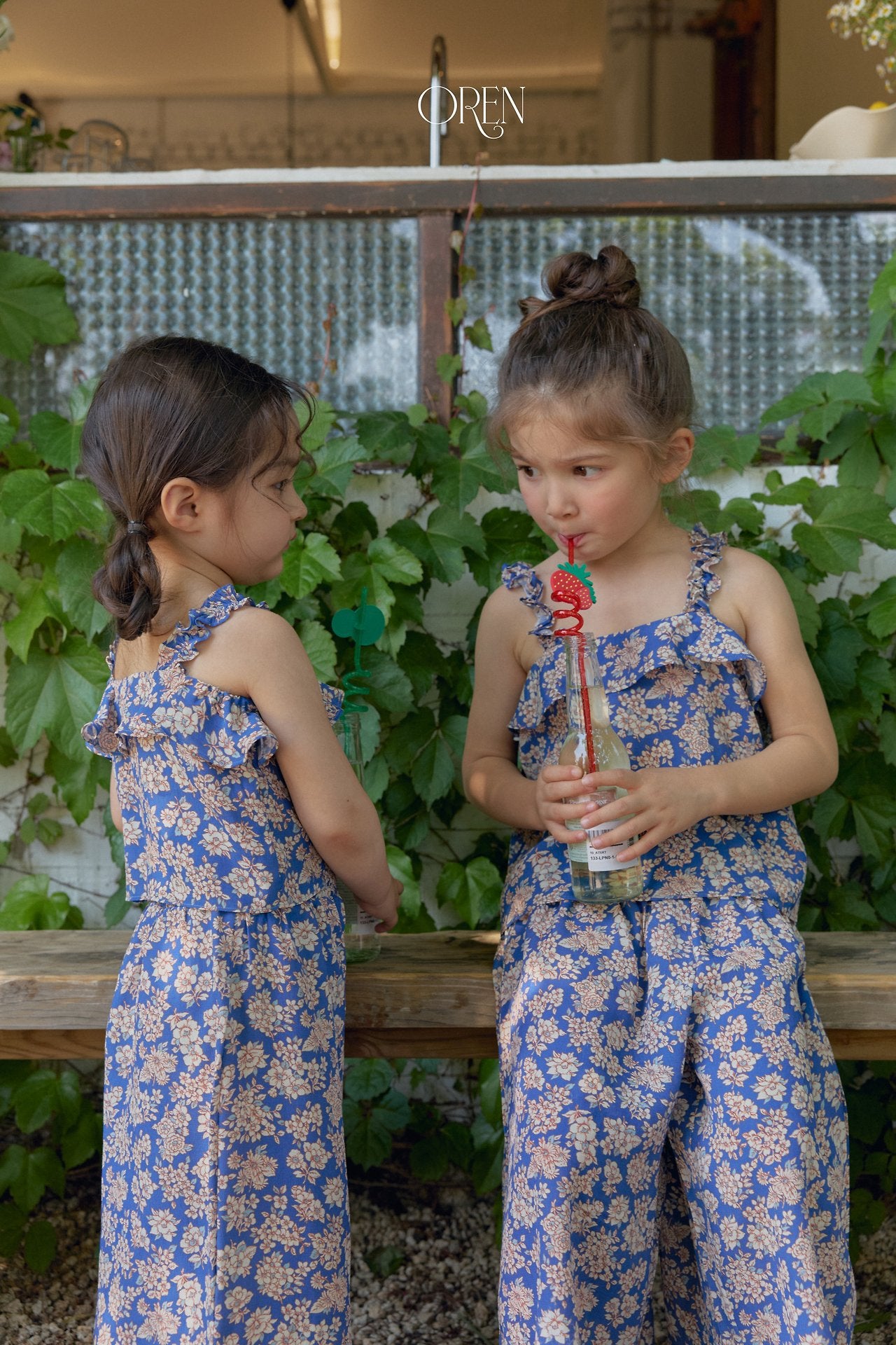 ［OREN］Mellow pleats set up (kids)