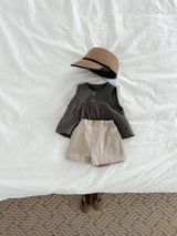 ［minirobe］Twill short pants