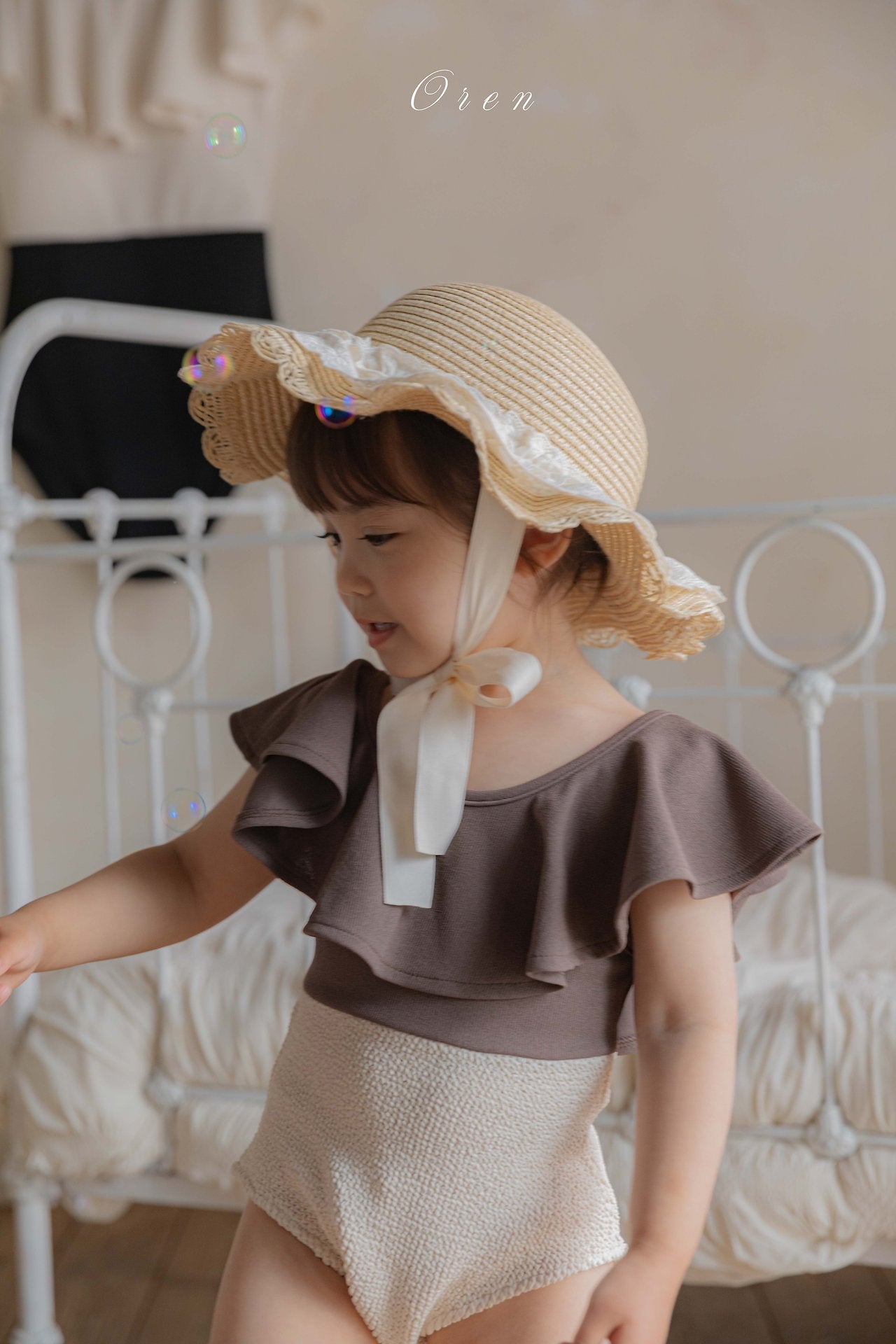 ［OREN］Pepe frill swim wear (kids)