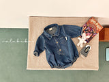 ［valubebe］Toto denim rompers (baby)