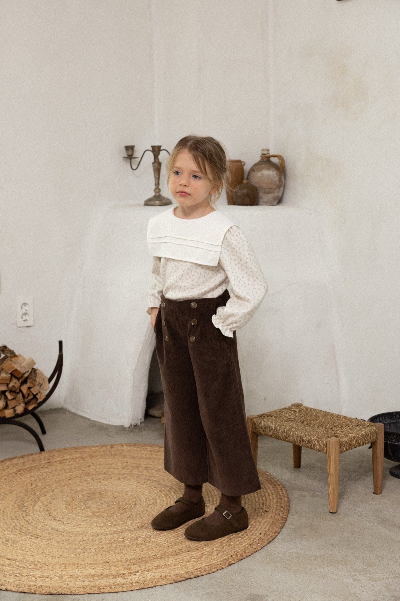 ［perrobebe］Gabby collar tops