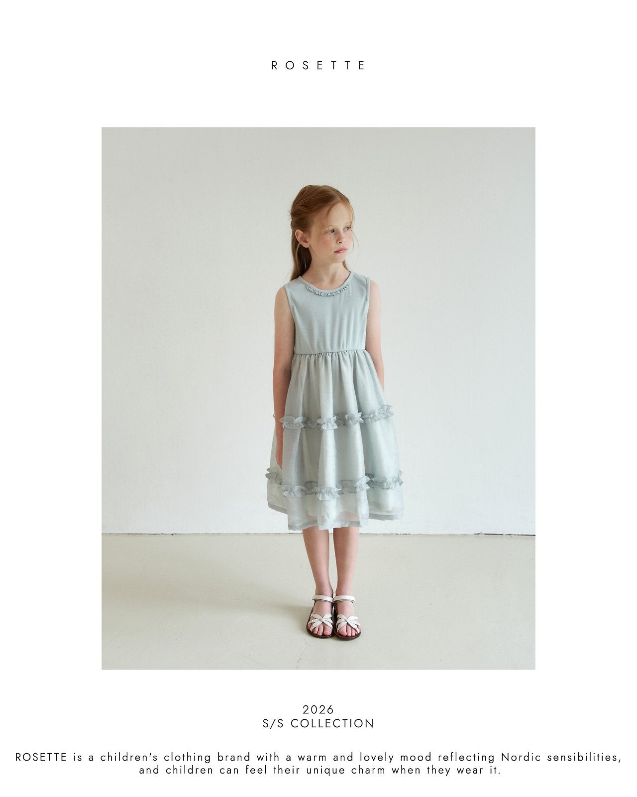 ［ROSETTE］Audrey frill one-piece