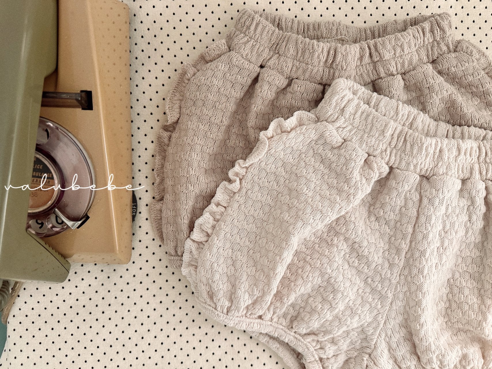 ［valubebe］Jacquard frill pumpkin pants (baby & kids)